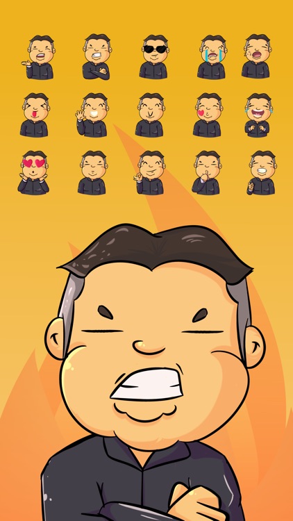 the Angry Dictator Stickers