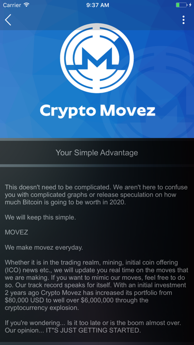 How to cancel & delete CryptoMovez from iphone & ipad 2