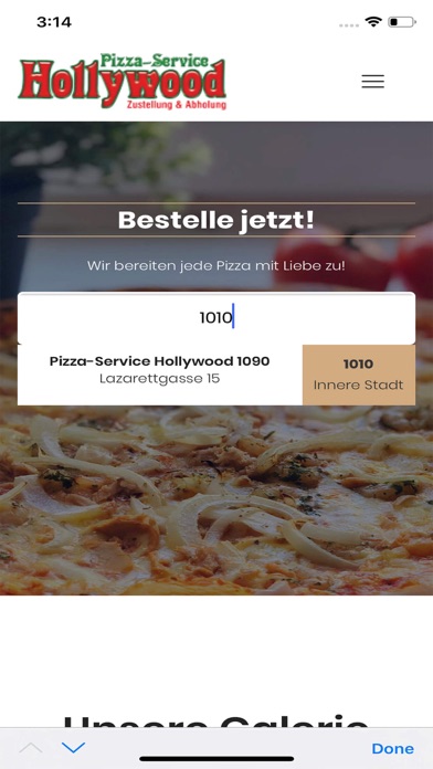 Screenshot #2 pour Hollywood Pizza-Service
