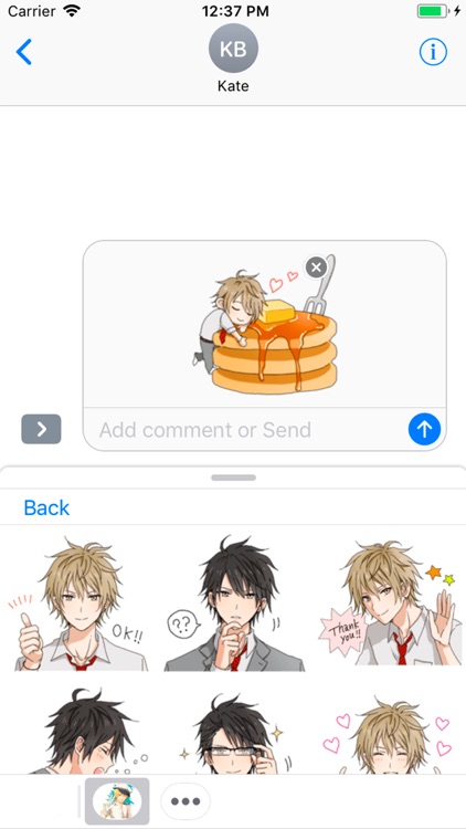 Anime Love Stickers screenshot-3