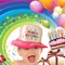 This app helps you create awesome looking birthday photos with tons of styles, stickers and beautiful fonts