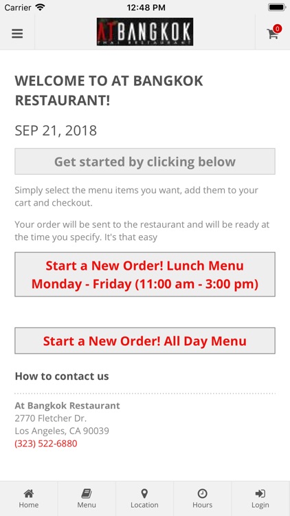 At Bangkok Restaurant