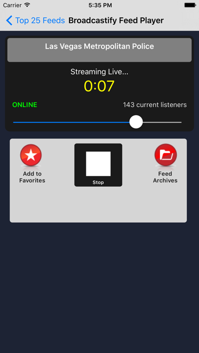 Broadcastify Pro Screenshot