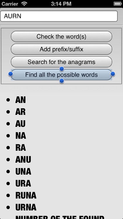 Anagrammatist LATIN screenshot-4