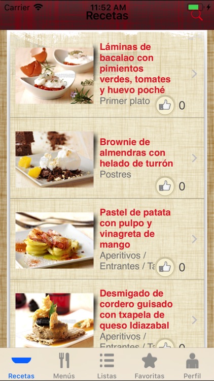 Recetas