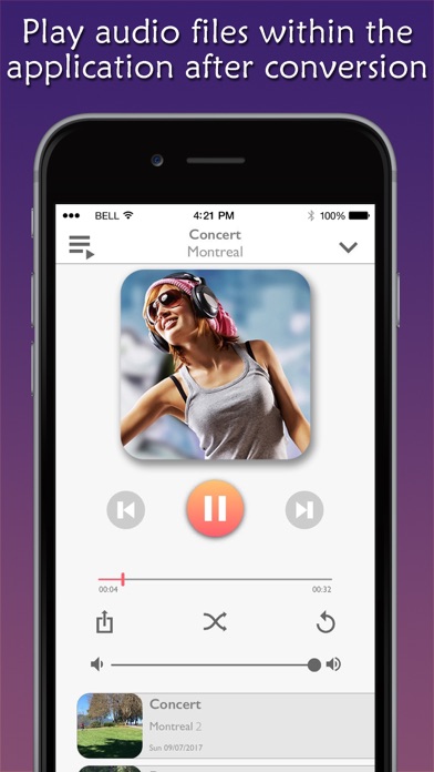 Screenshot #2 pour Convert Video to Mp3 Plus