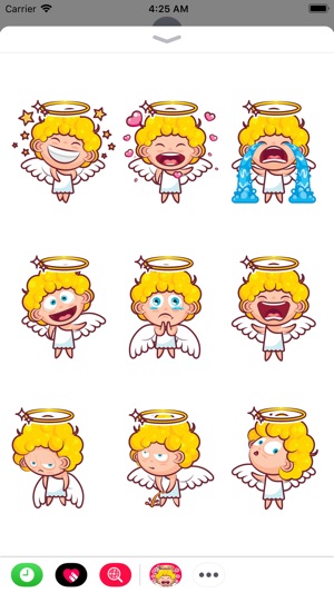Cute Angel Stickers & Emojis(圖1)-速報App