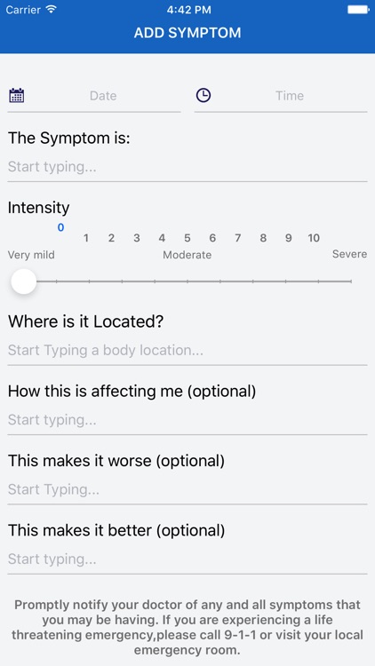 My Symptom Tracker (Health) screenshot-4