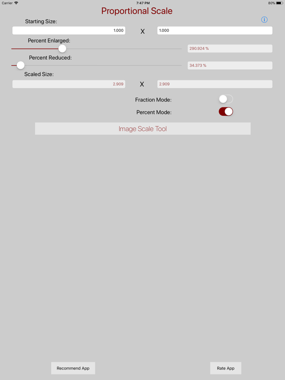 Screenshot #4 pour Proportional Scale
