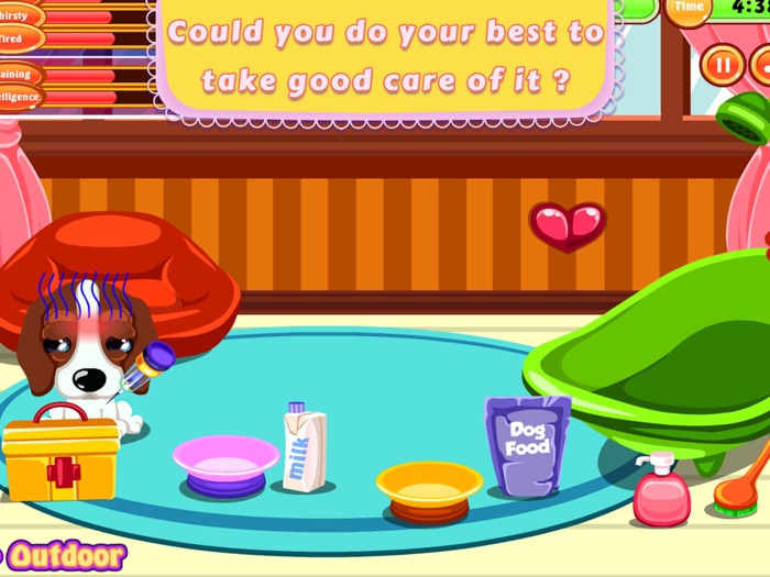 Baby Doggy Day Care - start a brain challenge game
