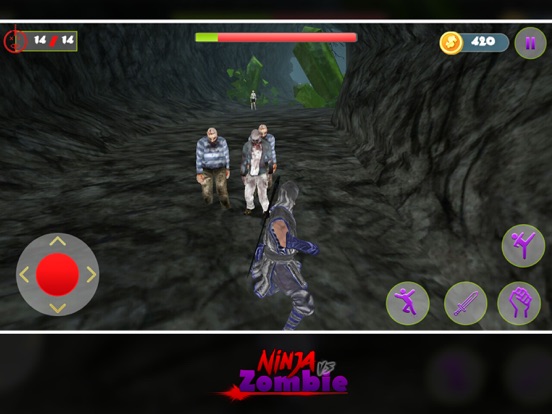 Screenshot #6 pour Dead Mines Ninja & Zombie Rush