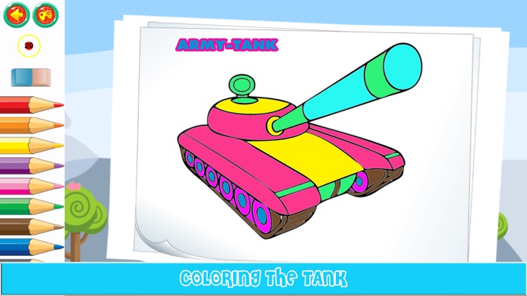 Tank Coloring Pages