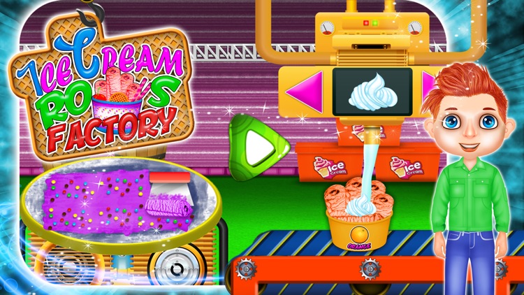 Ice Cream Rolls Factory