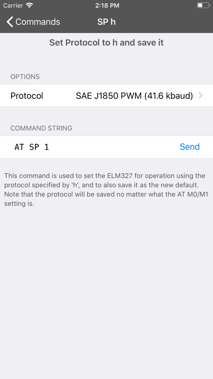 OBD Terminal for ELM327