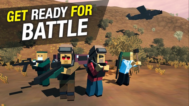 Pixel Battle Royale Ground Gun