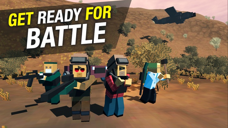 Pixel Battle Royale Ground Gun