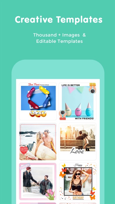 Screenshot #1 pour Postick - Text Photo Editor