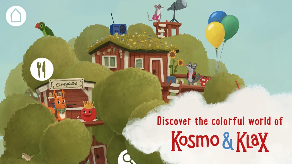 #1. Kosmo & Klax: Treehouse-Party (iOS) 由: Mixtvision Mediengesellschaft mbH
