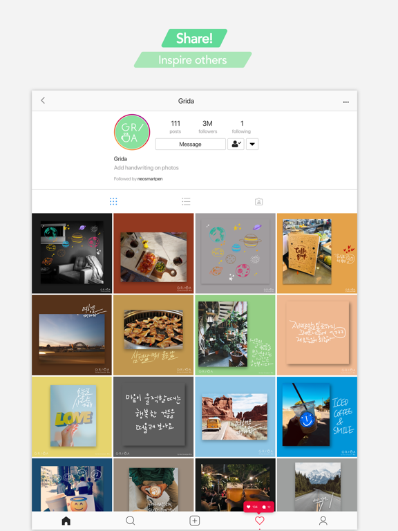 Screenshot #6 pour Grida - handwrite on photos