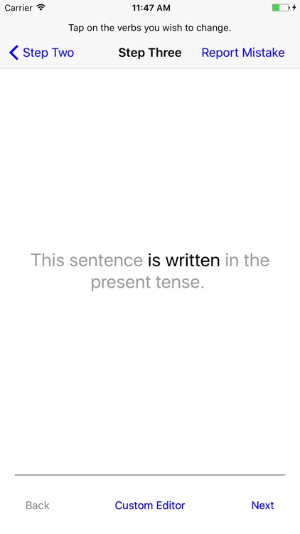 Tense Tool for Writers