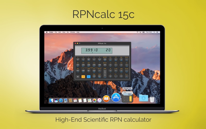 Screenshot #1 pour RPNcalc 15c