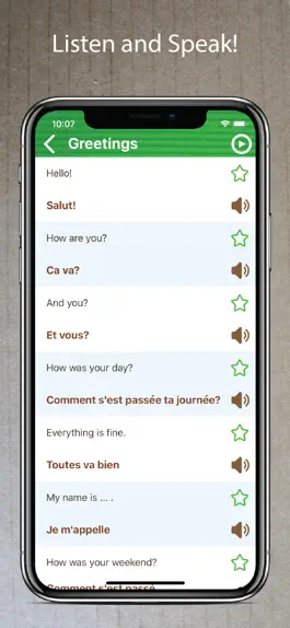 Game screenshot Learn French Phrasebook Pro + apk