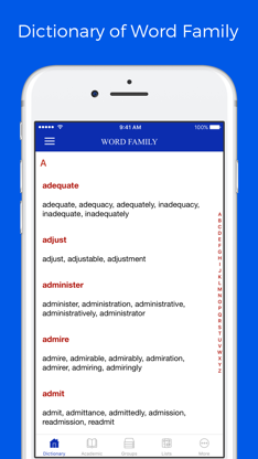 Dictionary of Word Family screenshot 1