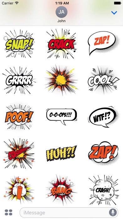 Pow Comic Sticker Pack screenshot 4