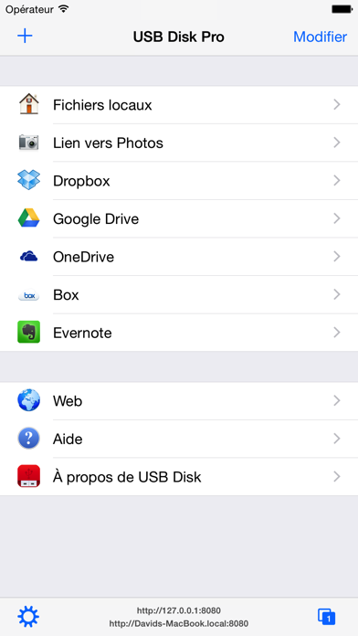 Screenshot #1 pour USB Disk Pro pour iPhone
