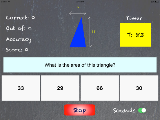 Maths Bash Secondary Free iPad screenshot