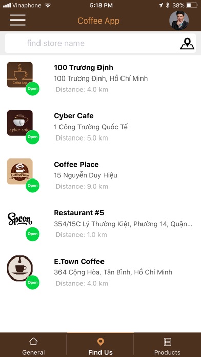 Coffee App screenshot 2
