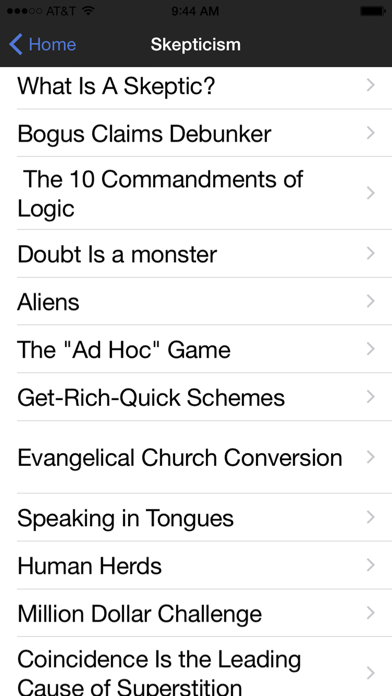 Atheist Pocket Debater Screenshot