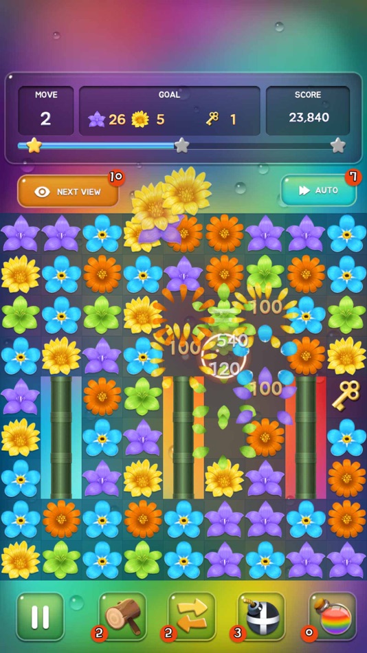 #4. Flower Match Puzzle (iOS) 由: MOBIRIX