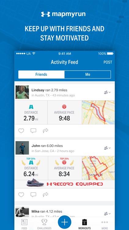 Map My Run - GPS Running & Workout Tracker