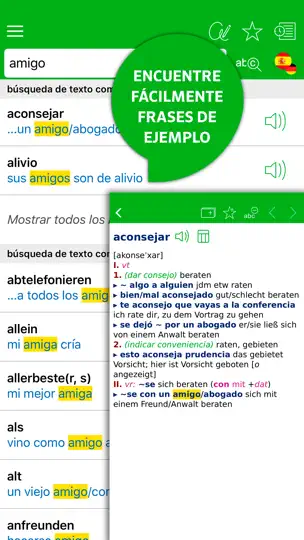 Captura de pantalla de Biblioteca De Diccionarios en iPhone 4