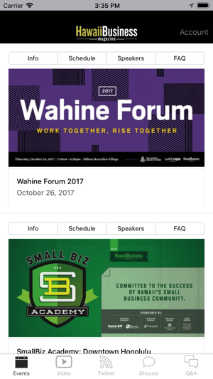 Hawaii Business Events