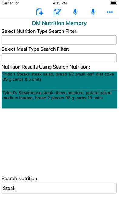 DM Nutrition Memory screenshot 4