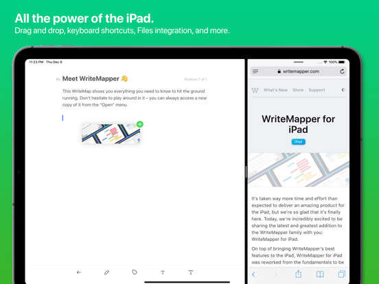 WriteMapper 2: Mind Map (iPad) iPad screenshot 7 - Productivity app