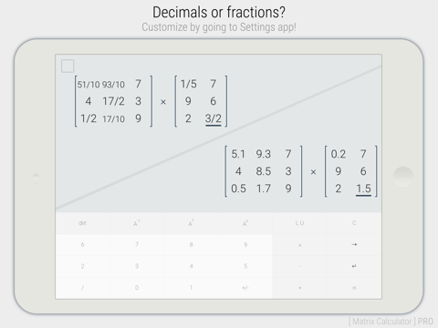 Screenshot #6 pour [ Matrix Calculator ] PRO