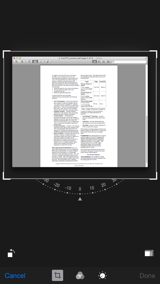 #5. Document SCANNER and Editor (iOS) بواسطة: Chen Hefu