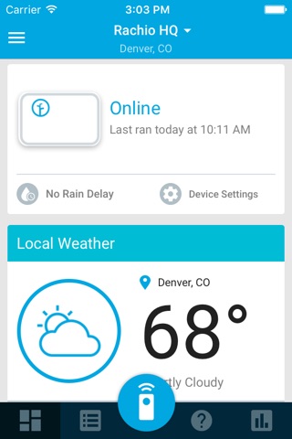 Rachio screenshot 2