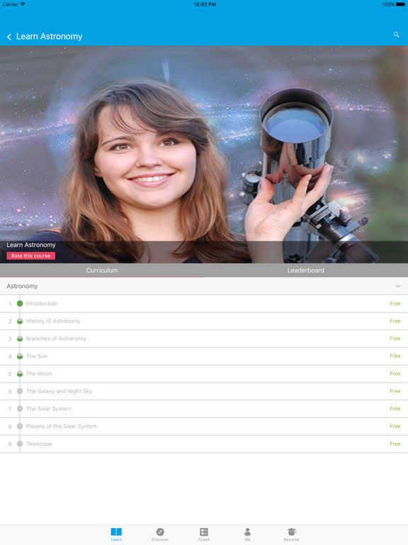 Learn Astronomy iPad screenshot 2 - Education app