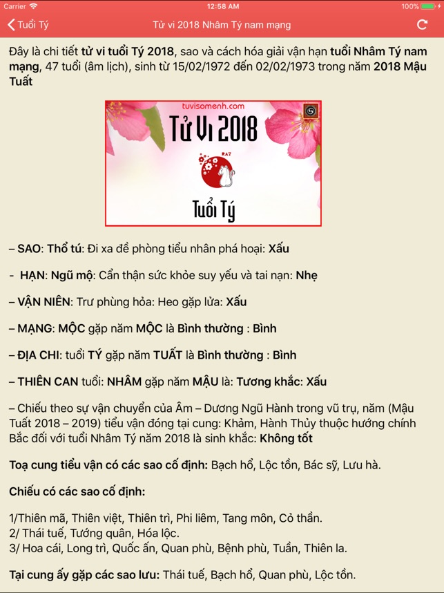 Xem Vận Hạn Tuổi Nhâm Tuất Năm 2018: Tử Vi, Phong Thủy, Tình Duyên và Sức Khỏe