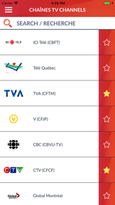 Canada TV listings live (CA) screenshot