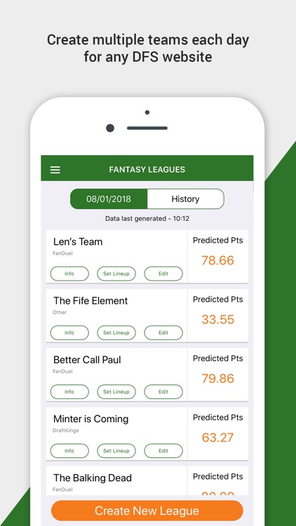 Baseball DFS Predictor