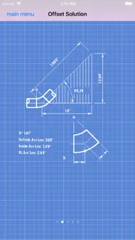 Piping Offset Calculator iphone bilder 4