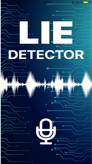 Screenshot #1 pour Détecteur de mensonges la voix