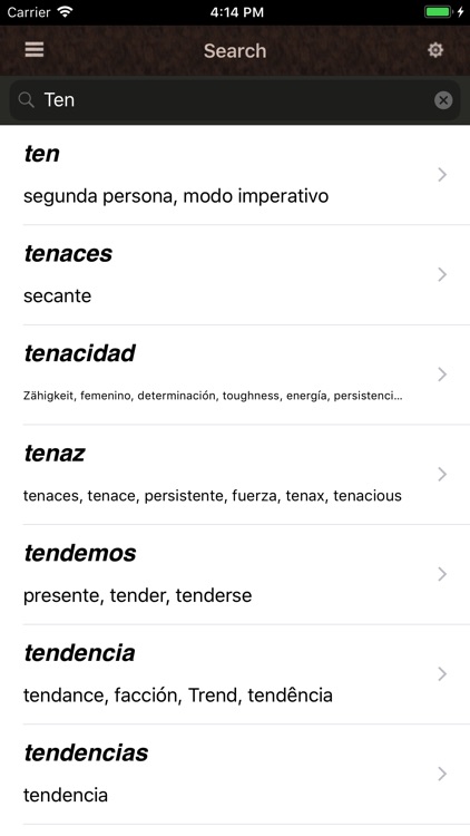 Diccionario español screenshot-0