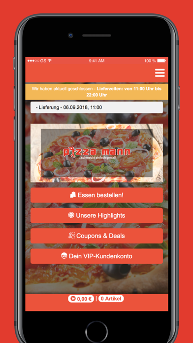 How to cancel & delete Pizza Mann Düsseldorf from iphone & ipad 1