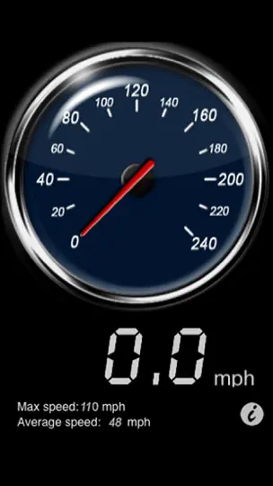 Screenshot von Tachometer Klassisch auf dem iPhone 2